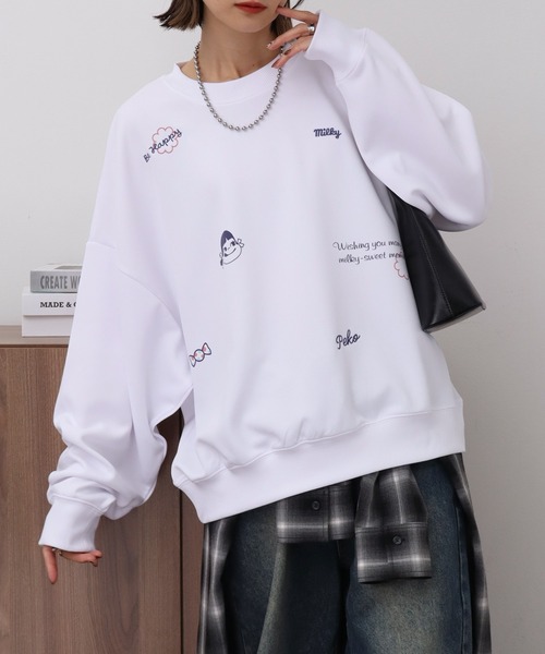 CORPUS SELECT tシャツ 「PEKO/ペコちゃん」オーバーサイズ ポンチ