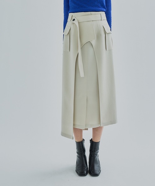 サイズ2 UNITED TOKYO パストアートフレアスカート UNITED TOKYO（ユナイテッドトウキョウ）の「パストアートフレアー