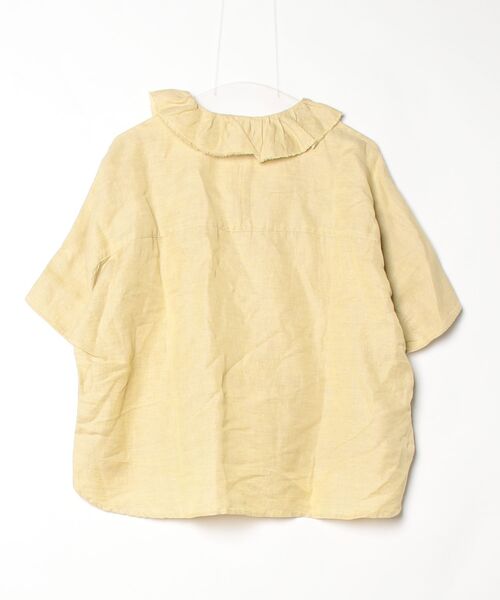 「conges payes ADIEU TRISTESSE」 半袖ブラウス 38 イエロー レディース_画像3