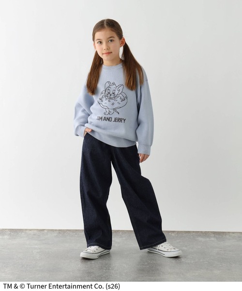 ニット/セーター kudos 19AW TOMORROW'S KIDS SWEATER GRAY ニット セーター TOM and JERRY/ニットプルオーバー/625163 キッズ