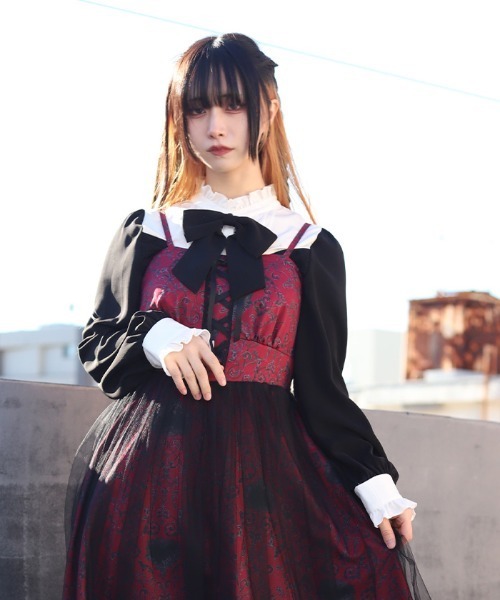 NIBBLE POISON（ニブルポイズン） ブラウス シャツ リボンブローチバイ