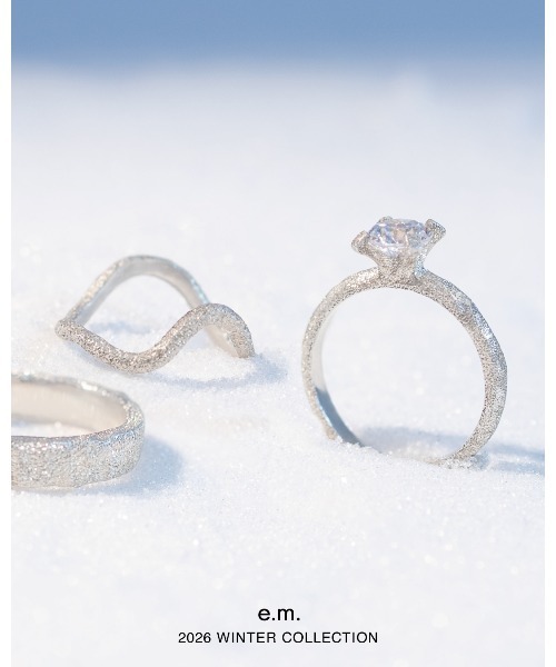 e.m.（イーエム） 指輪 リング スターダストウェーブリング/シルバー