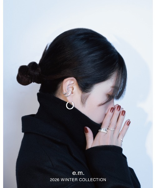 e.m.（イーエム） 指輪 リング スターダストウェーブリング/シルバー