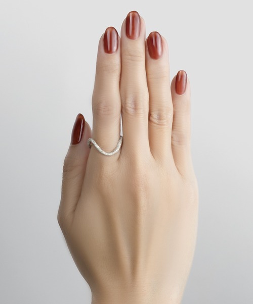 e.m.（イーエム） 指輪 リング スターダストウェーブリング/シルバー