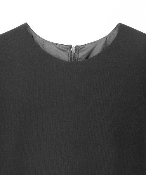 「kaene」 長袖ワンピース 36 ブラック レディース_画像7