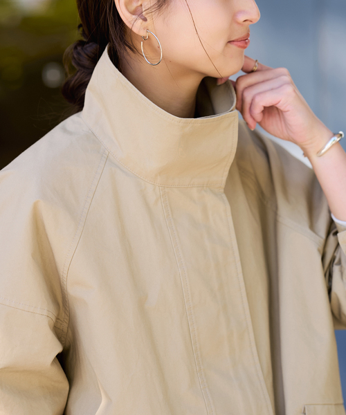 美品 23区 ショールカラー ブルゾン 春物 ベージュ 洗える ポケット 大きめ URBAN RESEARCH Sonny Label（アーバンリサーチサニーレーベル）の