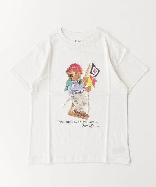 tシャツ Polo ベア コットン ジャージー Tシャツ キッズ 子供服 男の子の画像
