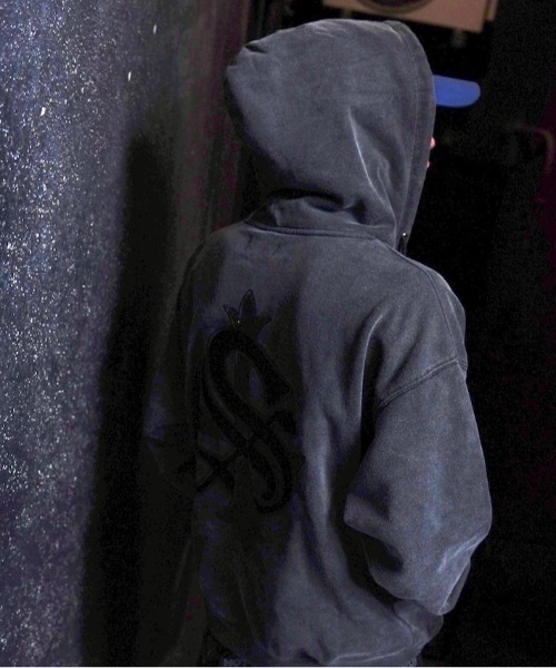 「SUPPLIER」 ジップアップパーカー L ブラック メンズ_画像6