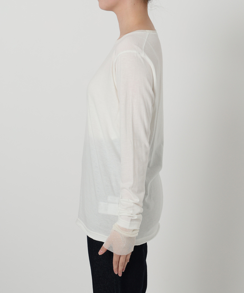 「SLOBE IENA」 長袖カットソー FREE ブラック レディース_画像9