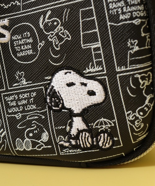 SNOOPY（スヌーピー） ポーチ SNOOPY合皮コミック柄多機能ポーチ