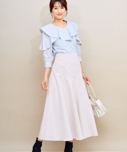 「NOELA」 スカート M グレー レディース_画像2