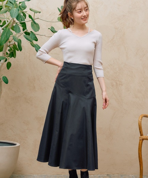 「NOELA」 スカート M グレー レディース_画像3