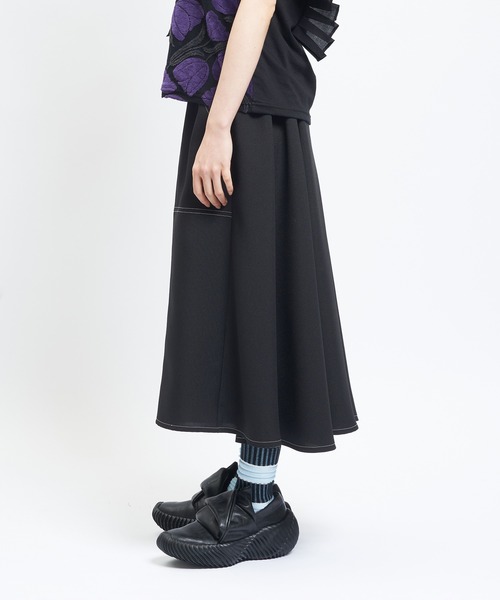 ワイドパンツ パンツ トロフレアパンツ レディース メンズの画像