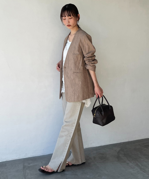 SLOBE IENA（スローブイエナ） ジャケット ノーカラージャケット