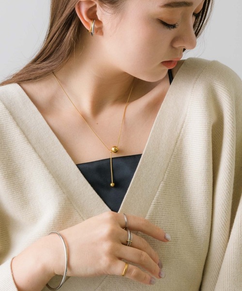「muku」 ネックレス 45 シルバー レディース_画像4