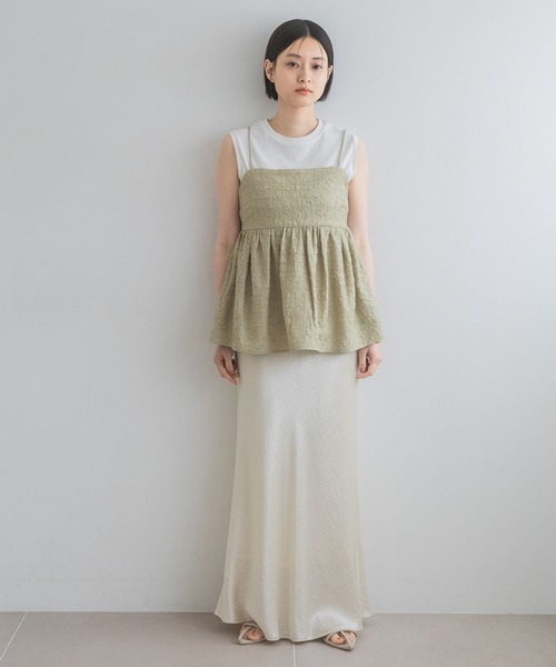 「A part by」 ロングスカート MEDIUM アイボリー レディース_画像4