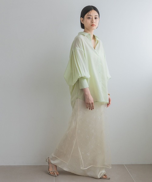 「A part by」 ロングスカート MEDIUM アイボリー レディース_画像7