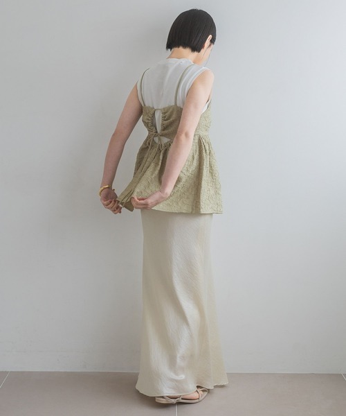 「A part by」 ロングスカート MEDIUM アイボリー レディース_画像9