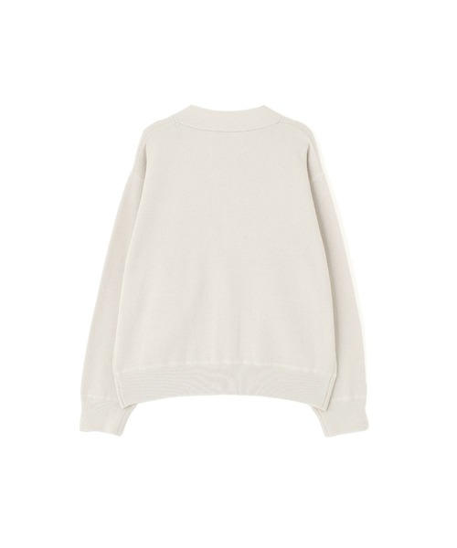 MHL. スウェットカーディガン ベージュ Mサイズ MHL.（エムエイチエル） ニットカーディガン 2 ネイビー レディース