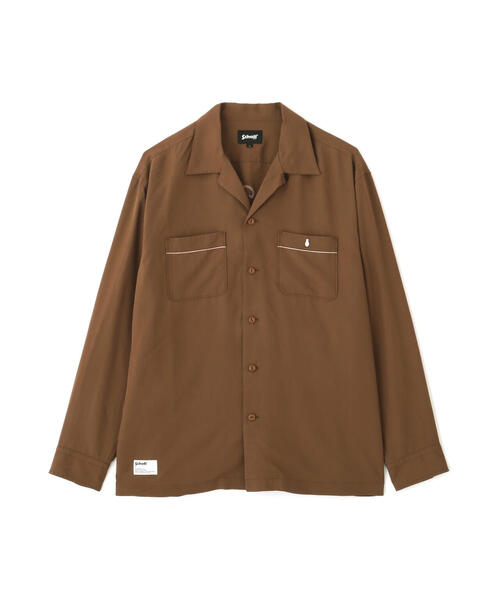 「schott」 長袖シャツ X-LARGE グレー メンズの画像