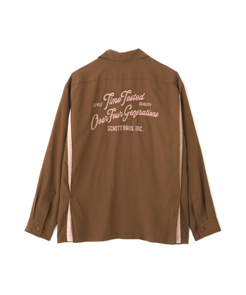 「schott」 長袖シャツ X-LARGE グレー メンズの画像