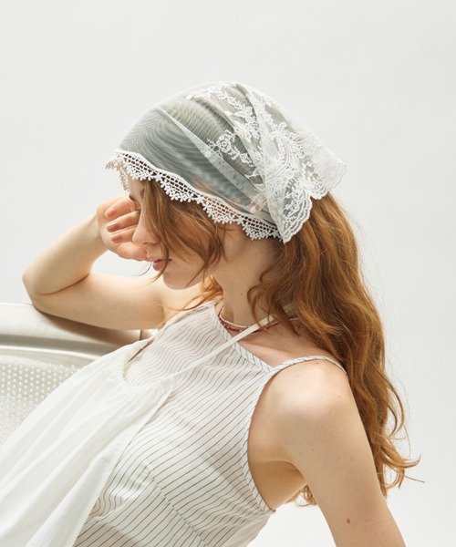 full/fill. ストール マフラー tulle lace scarf / チュールレース