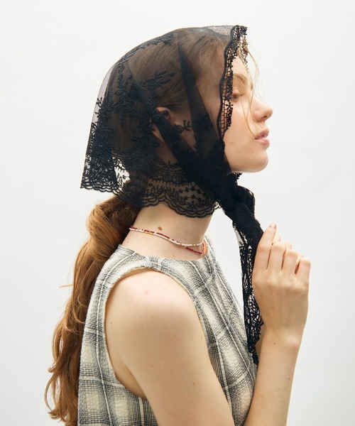full/fill. ストール マフラー tulle lace scarf / チュールレース