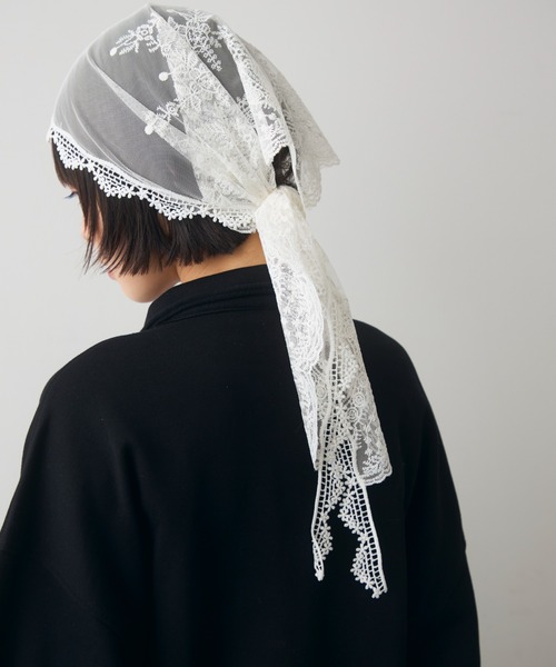 full/fill. ストール マフラー tulle lace scarf / チュールレース