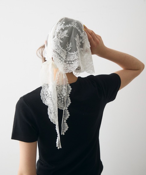 full/fill. ストール マフラー tulle lace scarf / チュールレース