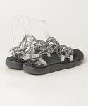「Teva」 ビーチサンダル W8 グレー レ...の詳細画像1