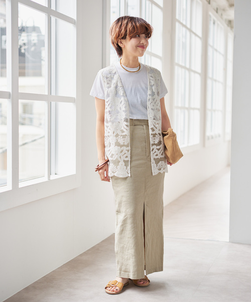 Spick＆Span（スピック アンド スパン） ベスト ジレ 「新色有り