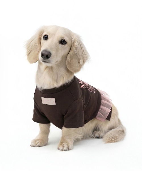 マルディ 犬服 Mardi Mercredi（マルディメクルディ） 犬 服 PET TSHIRT FLOWERMARDI