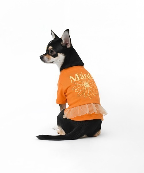 Mardi Mercredi（マルディメクルディ） 犬 服 PET TSHIRT FLOWERMARDI
