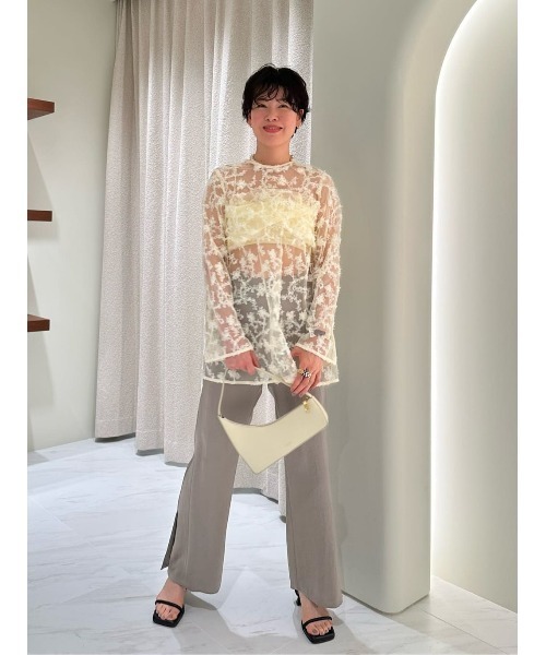 「COLUMN」 ハンドバッグ FREE オフホワイト レディース_画像9