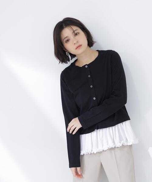 「NATURAL BEAUTY BASIC」 カーディガン FREE ピンク レディース_画像6