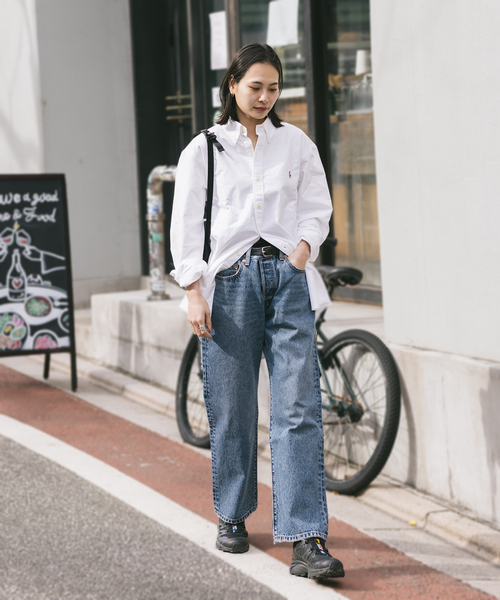 「501」 デニムパンツ 25 ブルー レディース_画像6
