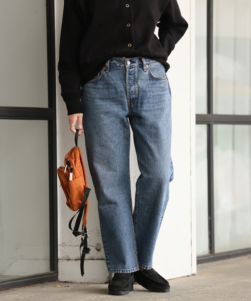 「501」 デニムパンツ 25 ブルー レディース_画像8