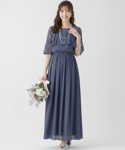 シンデレラ様　ワンピース　BLUE Cinderella（シンデレラ） 半袖ワンピース SMALL ネイビー レディース