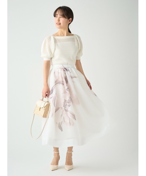 「CELFORD」 半袖ニット ONE SIZE ピンク レディース_画像4