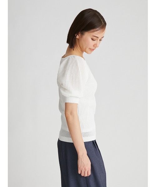 「CELFORD」 半袖ニット ONE SIZE ピンク レディース_画像9