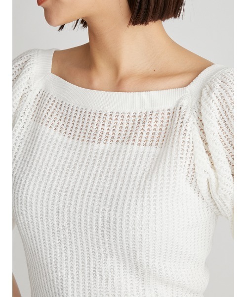 「CELFORD」 半袖ニット ONE SIZE ピンク レディース_画像10