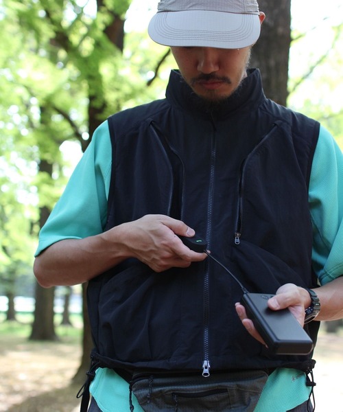 ベスト ジレ Snow Peak / Peltier Cooling Device Vest ペルチェ冷却ベスト ファン付き ハイブリッドベストの画像