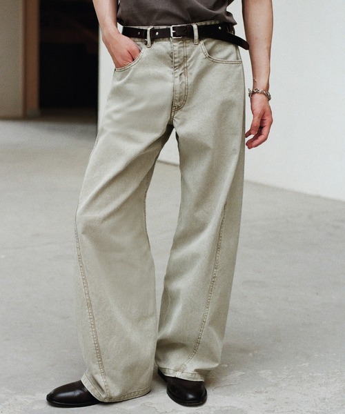 「WYM LIDNM」 デニムパンツ S グレー メンズ_画像6