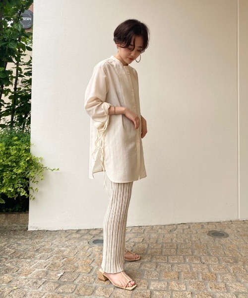 「TODAYFUL」 イージーパンツ 38inch ベージュ レディース_画像6