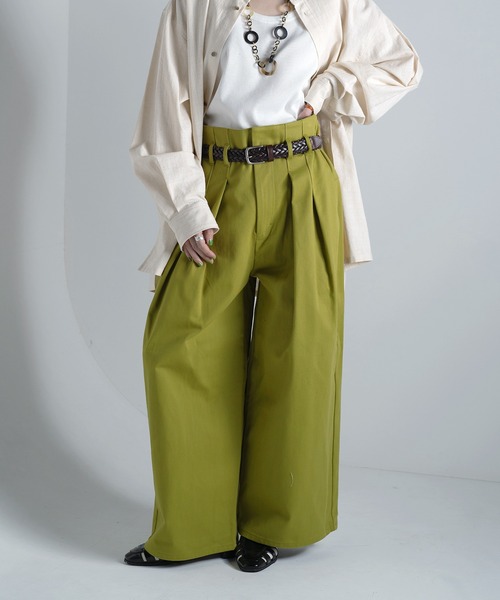 「Aphlotus」 チノパンツ LARGE レッド メンズ_画像2