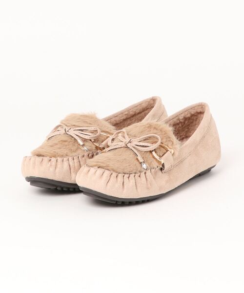 「Bridget Birkin」 モカシンシューズ S グレー レディース_画像7