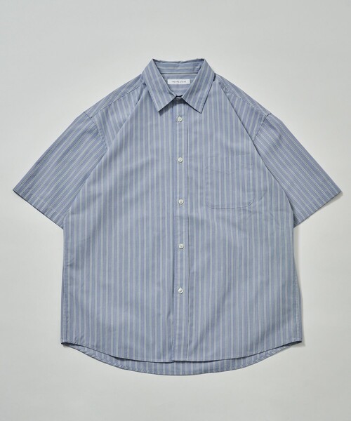 「FREAK'S STORE」 半袖シャツ MEDIUM ブルー メンズ_画像2