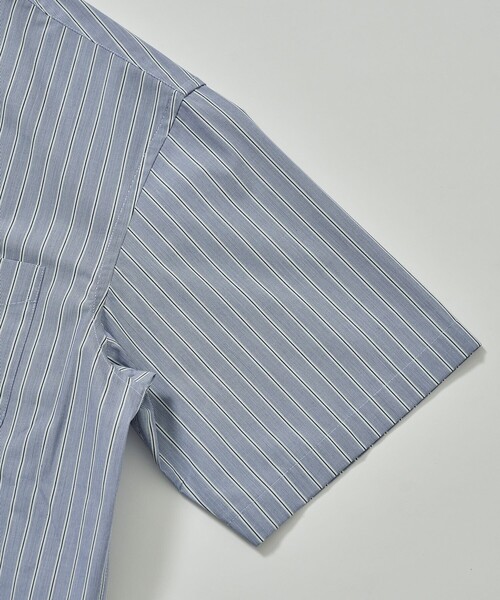 「FREAK'S STORE」 半袖シャツ MEDIUM ブルー メンズ_画像6