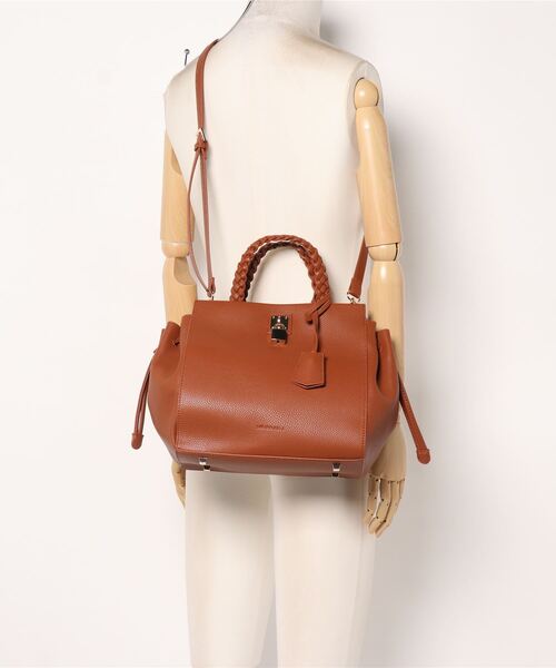 「SMIR NASLI」 2WAYバッグ 9 ブラウン レディース_画像4