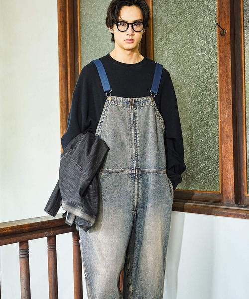 niko and…（ニコアンド） オーバーオール サロペット Denim Work